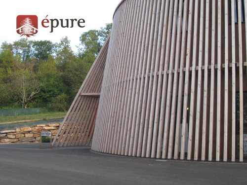 bâtiment tertiaire ossature bois douglas EPURE