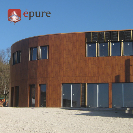 bâtiment tertiaire ossature bois douglas EPURE
