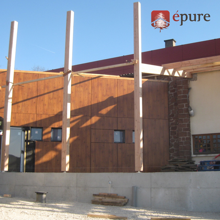 bâtiment tertiaire bois douglas EPURE