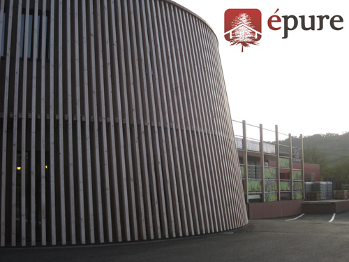 bâtiment tertiaire ossature bois douglas EPURE