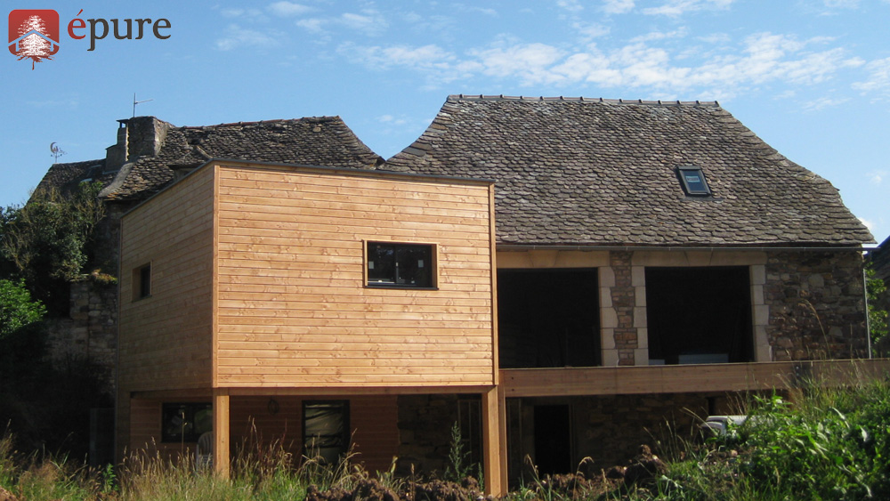 extension ossature bois agen d'aveyron epure construction bois