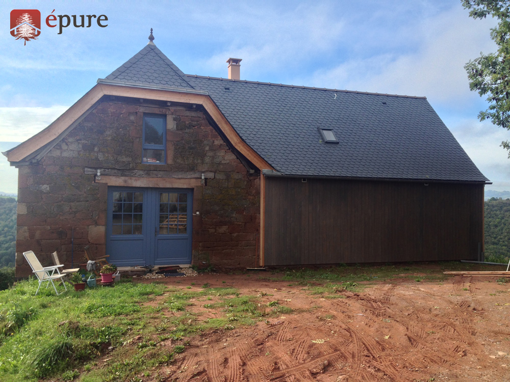 extension ossature bois douglas epure construction bois