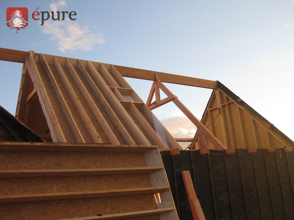 extension ossature bois douglas epure construction bois