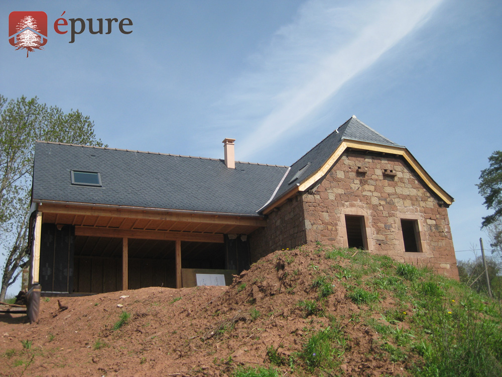 extension ossature bois douglas epure construction bois