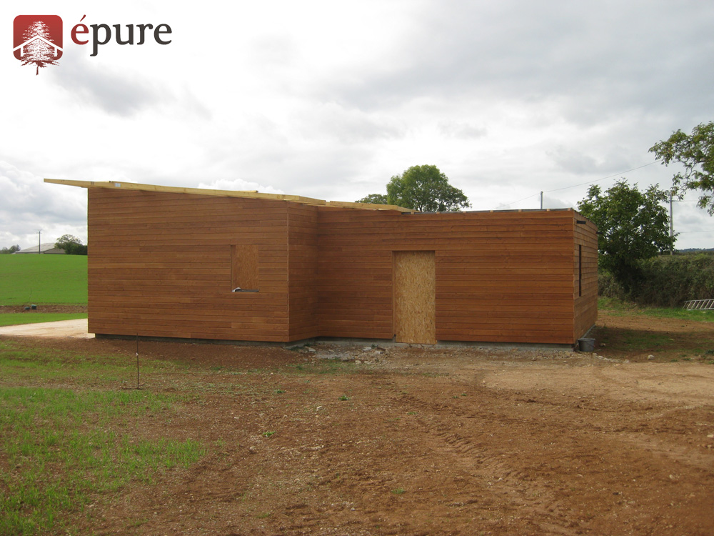 maison ossature bois douglas a Balsac epure construction bois