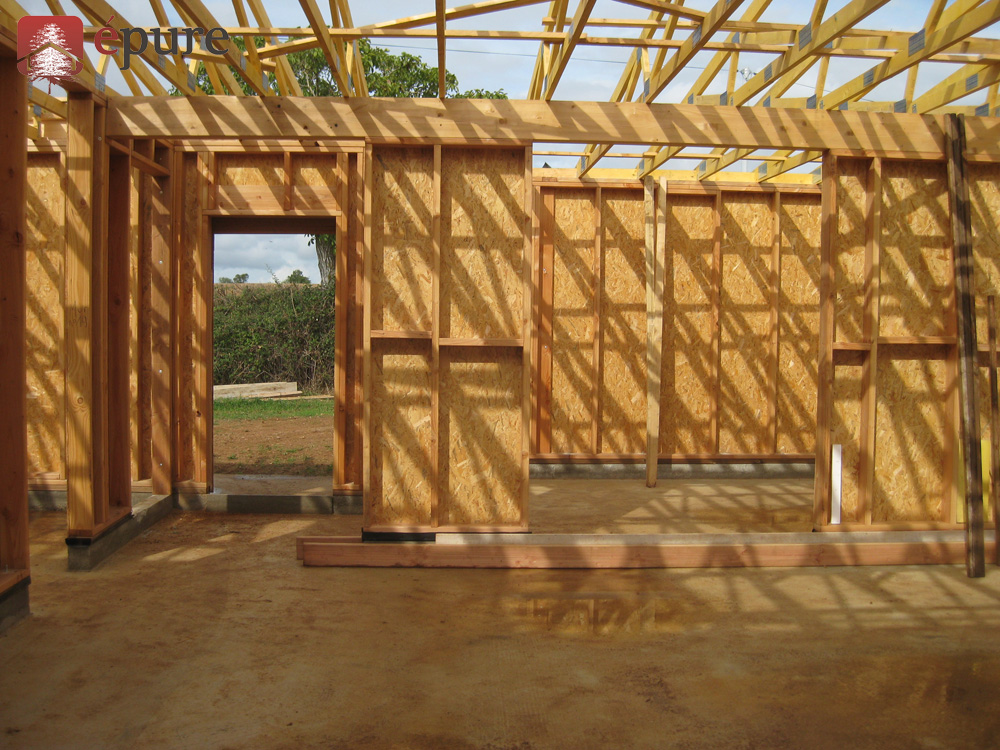 maison ossature bois douglas a Balsac epure construction bois