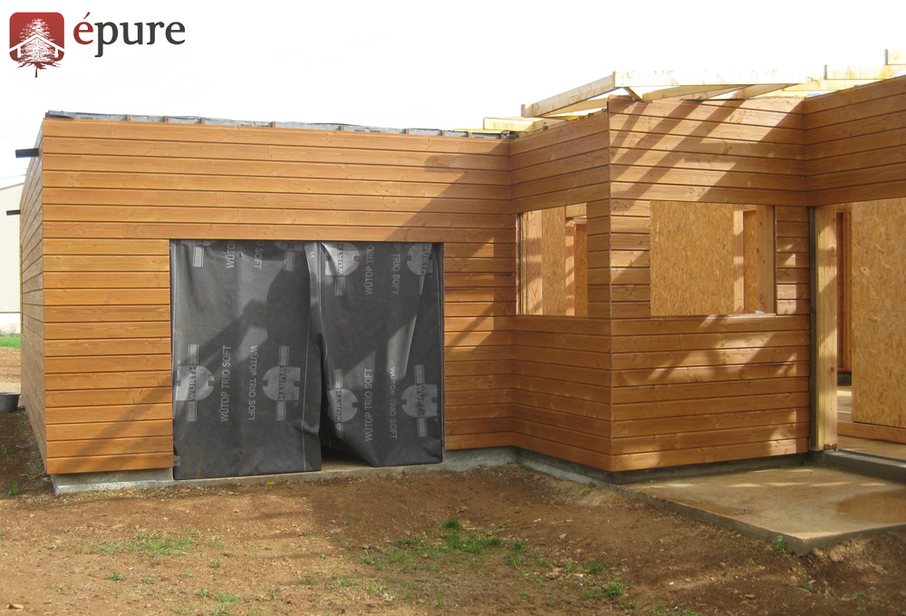 maison ossature bois douglas a Balsac epure construction bois