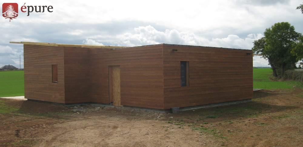 maison ossature bois douglas a Balsac epure construction bois