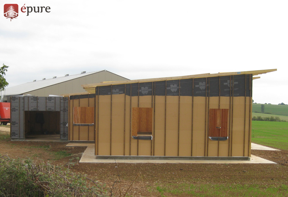 maison ossature bois douglas a Balsac epure construction bois