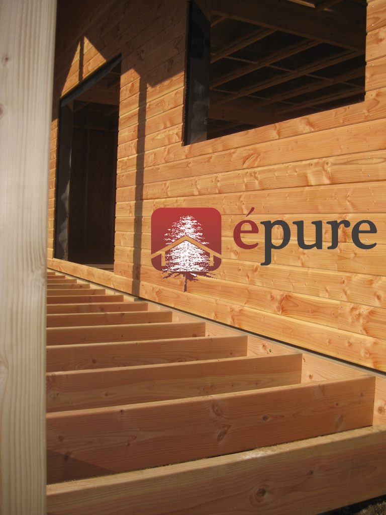 maison ossature bois à Salmiech épure construction bois