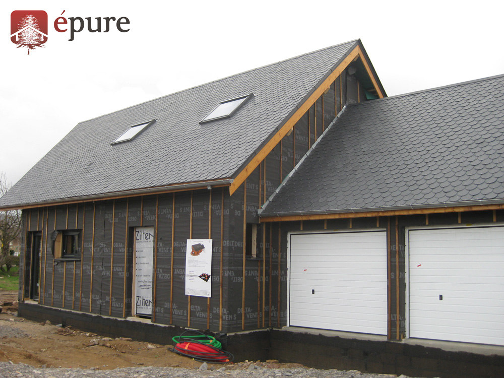 maison bois La Primaube epure construction bois