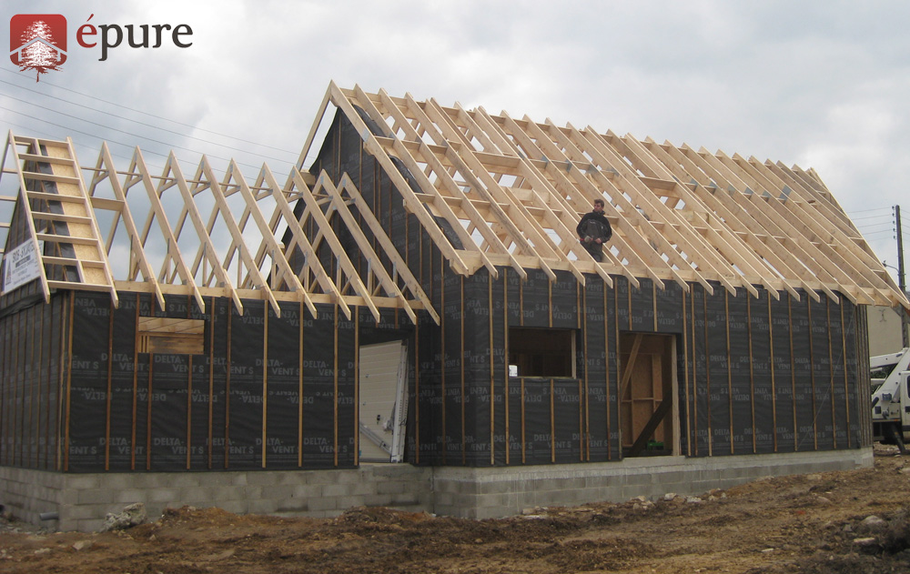 maison bois La Primaube epure construction bois