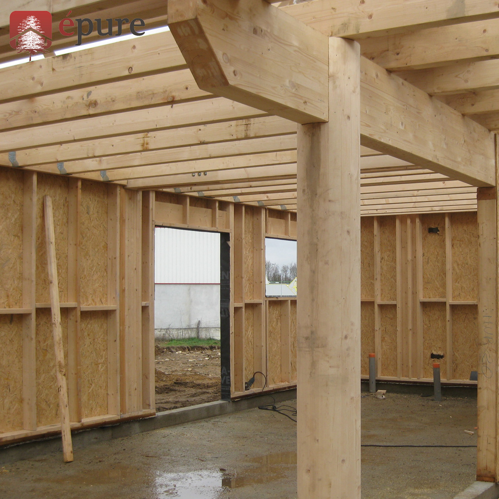 maison bois La Primaube epure construction bois