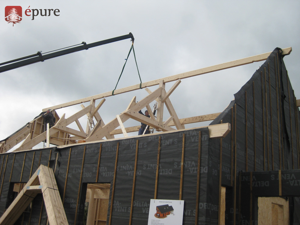 maison bois La Primaube epure construction boistionnelle maison ossature bois à La Primaube epure construction bois