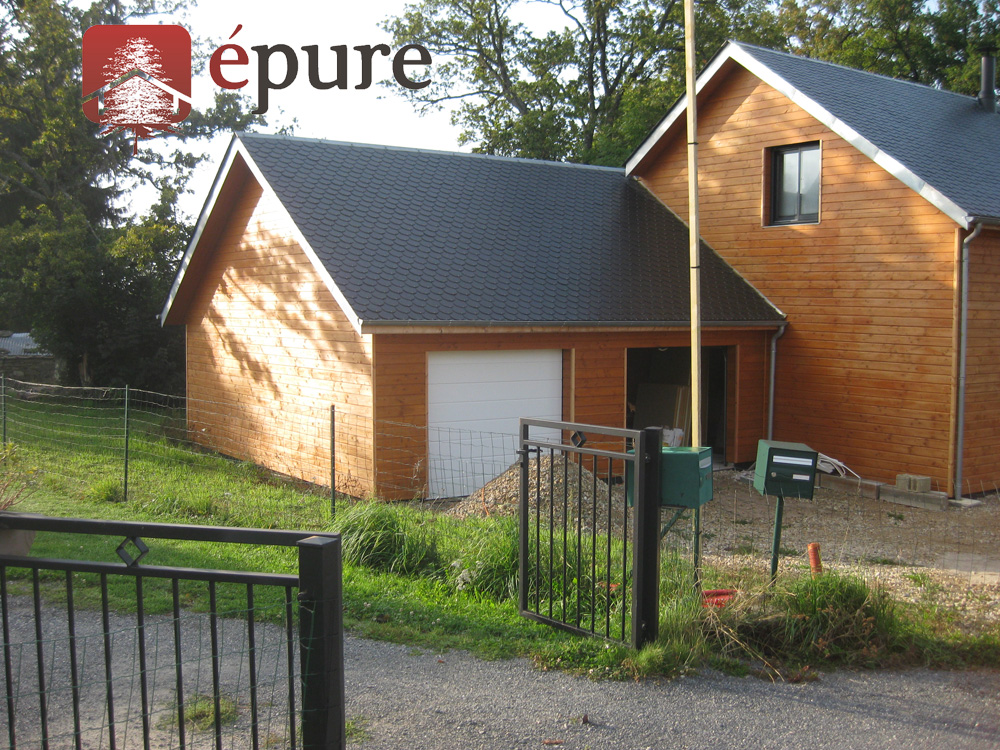 maison bois Canet de Salars epure construction bois