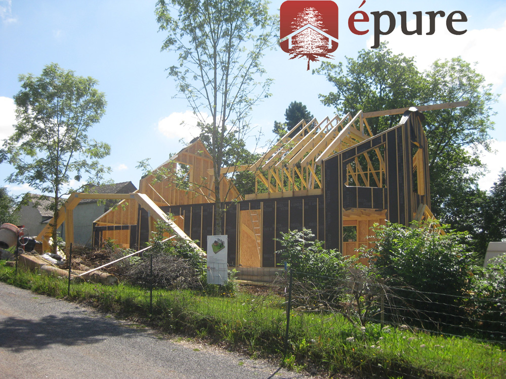 maison bois Canet de Salars epure construction bois