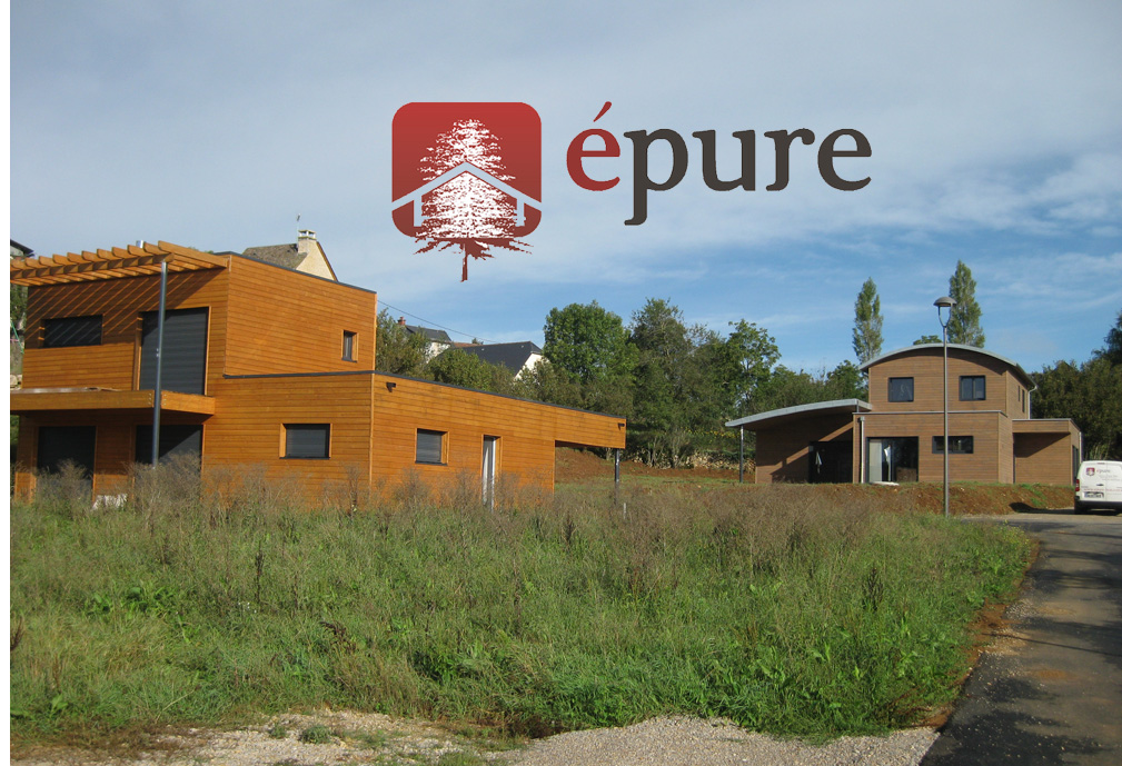 maison ossature bois à concoures épure construction bois