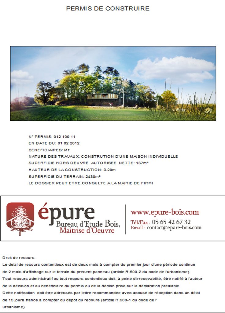 maison ossature bois douglas firmi épure construction bois