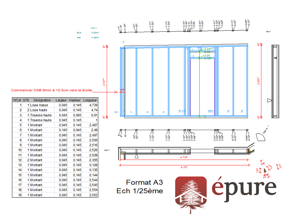 maison ossature bois cransac épure construction bois