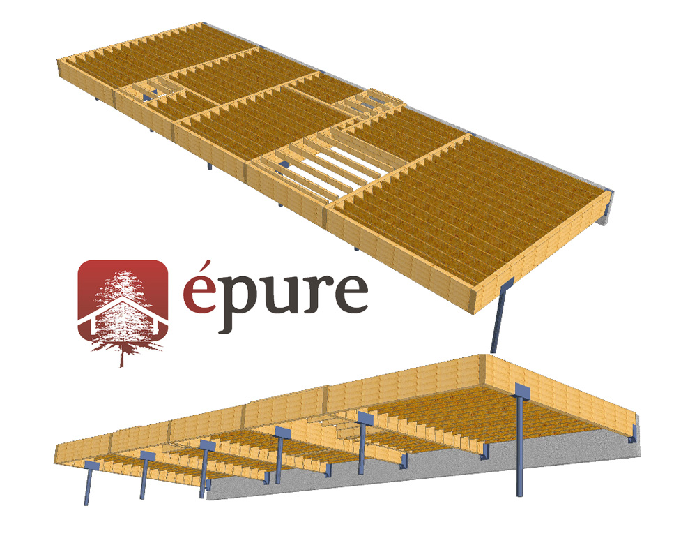 maison ossature bois douglas firmi épure construction bois